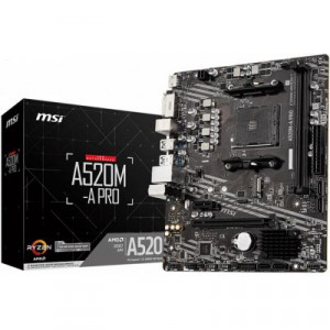 Материнская плата AMD A520 MSI A520M-A PRO