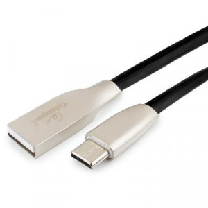 Кабель AM/Type-C USB 2.0 Cablexpert Gold (CC-G-USBC01Bk-1M)