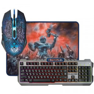 Комплект клавиатура+мышь+коврик Defender Killing Storm MKP-013L RU (52013)