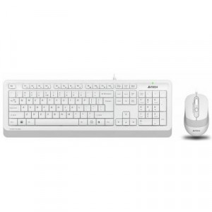 Комплект клавиатура + мышь A4Tech Fstyler F1010 White Grey