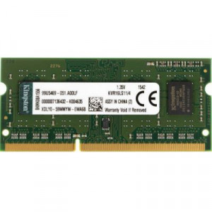 Оперативная память SO-DIMM DDR3 4Гб Kingston (KVR16LS11/4WP)