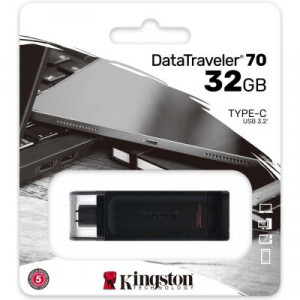 USB-флэш  32 ГБ Kingston DataTraveler DT70 (DT70/32GB)