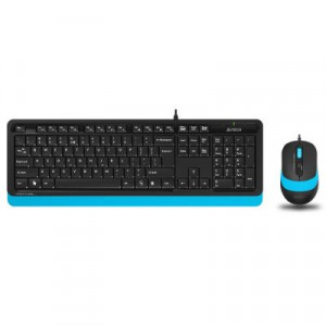 Комплект клавиатура + мышь A4Tech Fstyler F1010 Black Blue